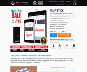 Tempstick.com(Temp Stick® by Ideal Sciences) Screenshot