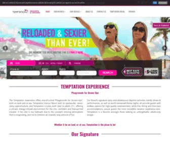 Temptationcancun.com(Temptation Cancun Resort) Screenshot