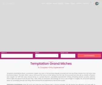 Temptationgrand.com(Temptation Grand Miches) Screenshot