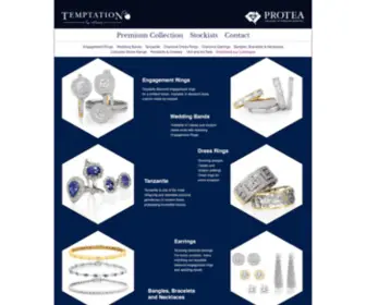 Temptationjewellery.com.au(Temptation Jewellery by Protea) Screenshot