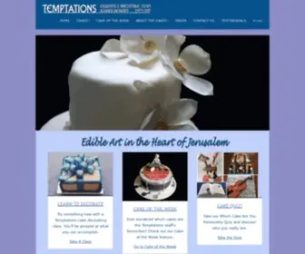 Temptationsisrael.com(Cakes) Screenshot