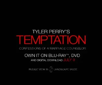 Temptationthemovie.com(TYLER PERRY'S TEMPTATION) Screenshot