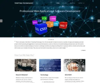 Temptingtechnology.com(Web Applications Development) Screenshot