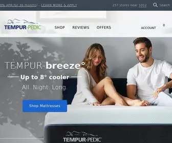 Tempurpedic.com(Tempur-Pedic Official Website) Screenshot