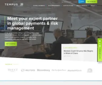 Tempusfx.com(Expert Risk Management & Foreign Exchange (Formerly Tempus FX)) Screenshot