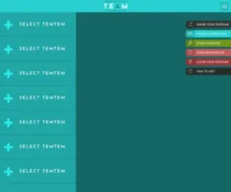 Tem.team(Your Temtem Team Builder) Screenshot