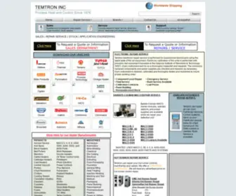 Temtron.com(Repair Service of Barber) Screenshot