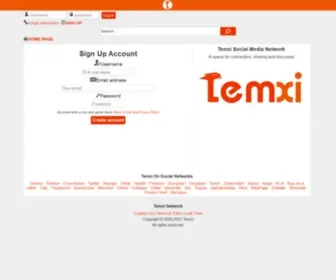 TemXi.com(Temxi Network) Screenshot