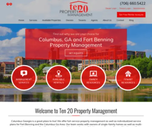 Ten20Property.com(Columbus Ga and Fort Benning area property management at its best. Call (706)) Screenshot