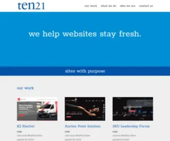 Ten21.net(Design with purpose) Screenshot