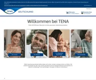 Tena.de(Inkontinenzprodukte) Screenshot