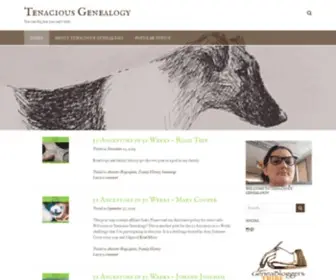 Tenaciousgenealogy.com(Tenacious Genealogy) Screenshot