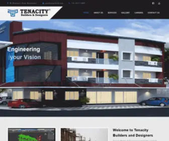 Tenacitybld.com(Tenacity Builders & Designers) Screenshot