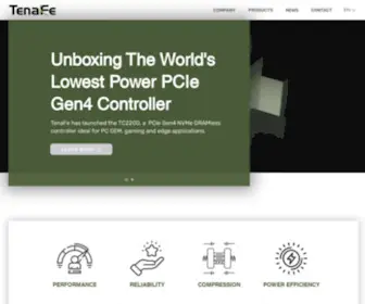 Tenafe.com(Storage solutions that drive technological advancements) Screenshot