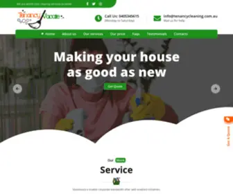 Tenancycleaning.com.au(Tenancy Cleaning) Screenshot