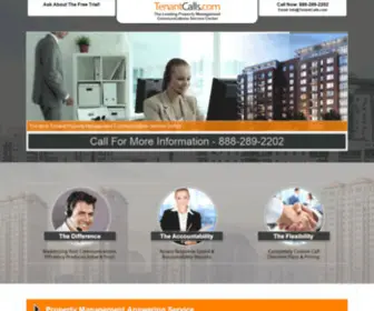 Tenantcalls.com(Apartment and Property Management Professional Answering Service) Screenshot