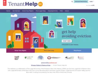 Tenanthelpny.org(Tenant Help NY) Screenshot