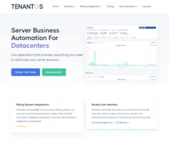 Tenantos.com(Server Business Automation) Screenshot