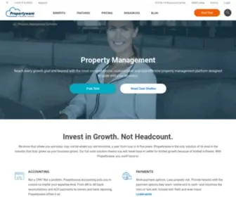 Tenantpro.com(Rental Property Management Software Features of Propertyware) Screenshot