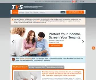 Tenantverification.ca(Tenant Screening) Screenshot