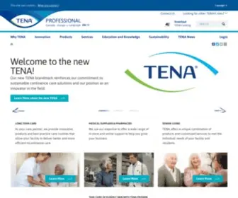 Tenaprofessionals.ca(Continence care for professionals) Screenshot