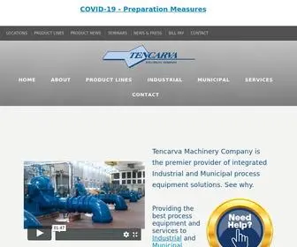 Tencarva.com(Tencarva Machinery Company) Screenshot