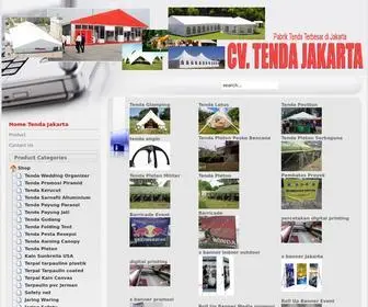 Tenda-Jakarta.com(Pabrik Tenda) Screenshot
