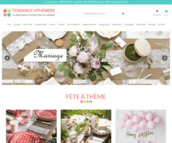 Tendance-Ephemere.com(Tendance Ephemere) Screenshot
