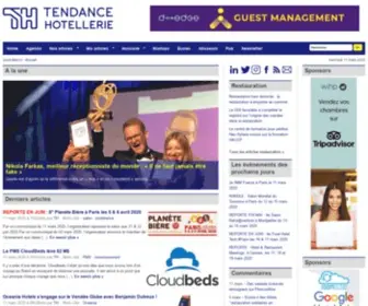 Tendancehotellerie.fr(1er webzine (web + magazine)) Screenshot