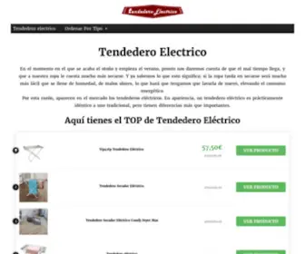 Tendederoelectrico.es(Tendedero Eléctrico) Screenshot