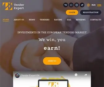 Tender-Expert.net(Tender Expert) Screenshot