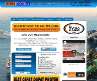 Tender-Indonesia.com(We provide) Screenshot