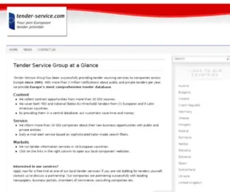 Tender-Service.com(Tender Service Group) Screenshot