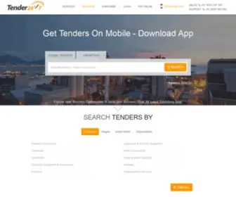 Tender247.com(Online Tenders) Screenshot