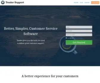 Tenderapp.com(Better Customer Support Software) Screenshot