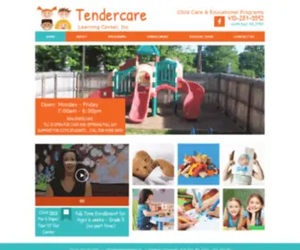 Tendercarekids.com(Tendercare Learning Center offers child care and educational programming for ages 6 weeks) Screenshot