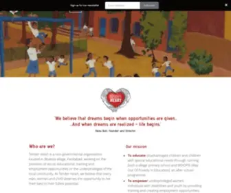 Tenderheartngo.org(Tender Heart NGO) Screenshot