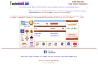 Tenderhome.com(Indian Government tenders) Screenshot