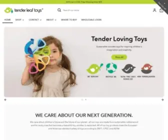 Tenderleaftoys.ca(Eco-Friendly Toys, Educational Wooden Toys for Toddlers and Kids) Screenshot