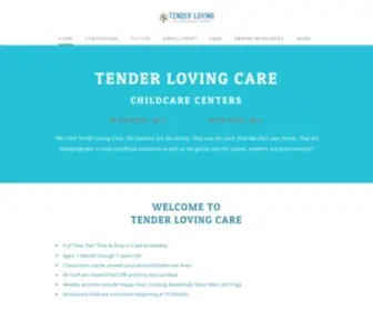 Tenderlovingcarechildcarecenters.com(Tender Loving Care Childcare Centers) Screenshot