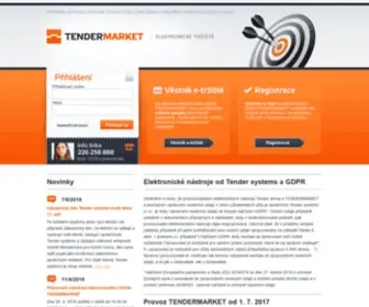Tendermarket.cz(Tendermarket) Screenshot