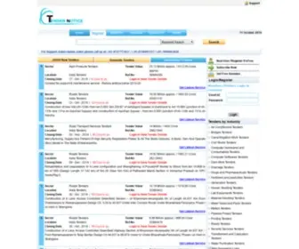 Tendernotice.net(Online Tender Notice Service From India) Screenshot