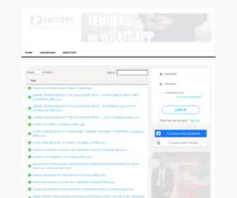 Tendernoticeboard.co.zw(Tender Notice Board) Screenshot