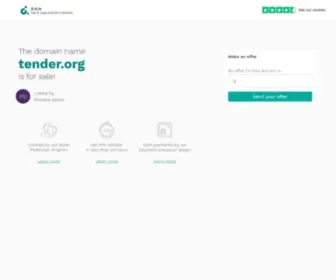 Tender.org(tender) Screenshot