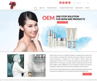 Tenderproducts.com.my(OEM Skin Care Product &amp; Cosmetic Manufacturer in Malaysia) Screenshot