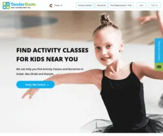 Tenderroots.me(After School Activities for Kids in Dubai) Screenshot