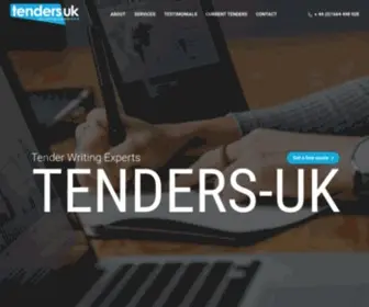 Tenders-UK.com(The Bid & Tender Writing Company) Screenshot