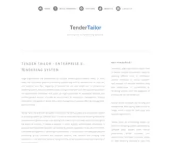 Tendertailor.com(Software tailor) Screenshot