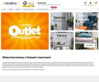 Tendina.pl(Nasz sklep internetowy Tendina oferuje różnego rodzaju tekstylia) Screenshot