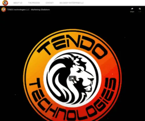 Tendo-Technologies.com(TENDO technologies) Screenshot